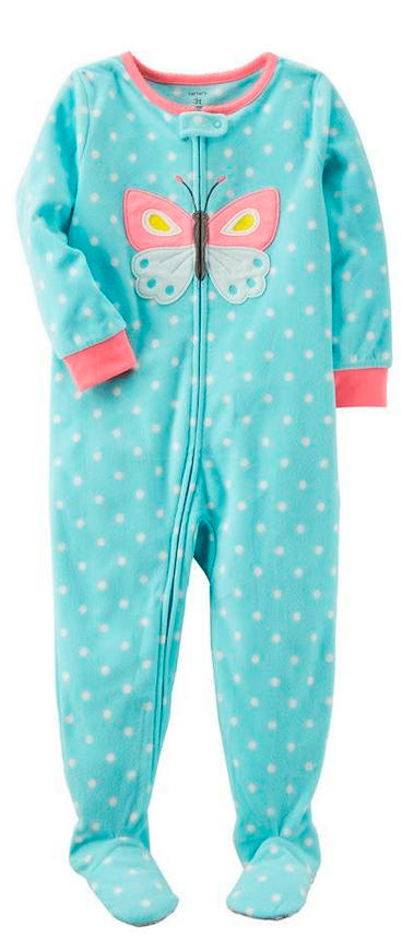 Carter's Long Sleeve One Piece Pajama‑Toddler Girls (1-Piece) - ADDROS.COM